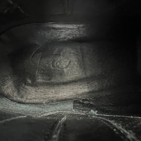 JOIE Barlow black leather snakeskin heeled ankle boots booties EU 37.5 - Picture 10 of 14